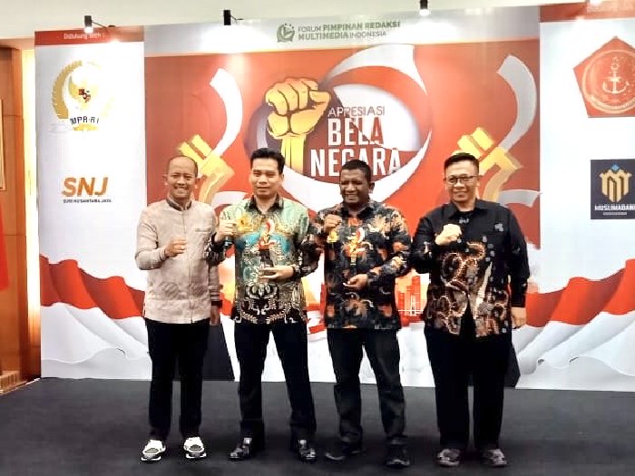 Pj Wali Kota Sabang terima penghargaan Apresiasi Bela Negara 2023