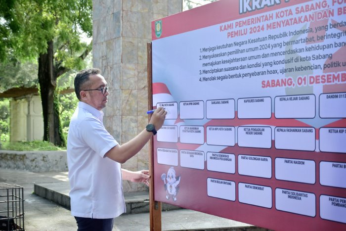 Deklarasikan ikrar pemilu damai, Reza Fahlevi tegaskan 4 hal penting sukseskan pesta demokrasi