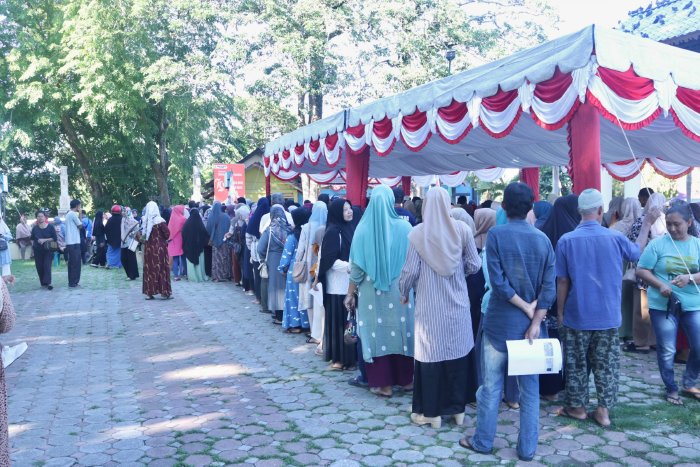 Gerakan pangan murah disambut antusias warga Sabang